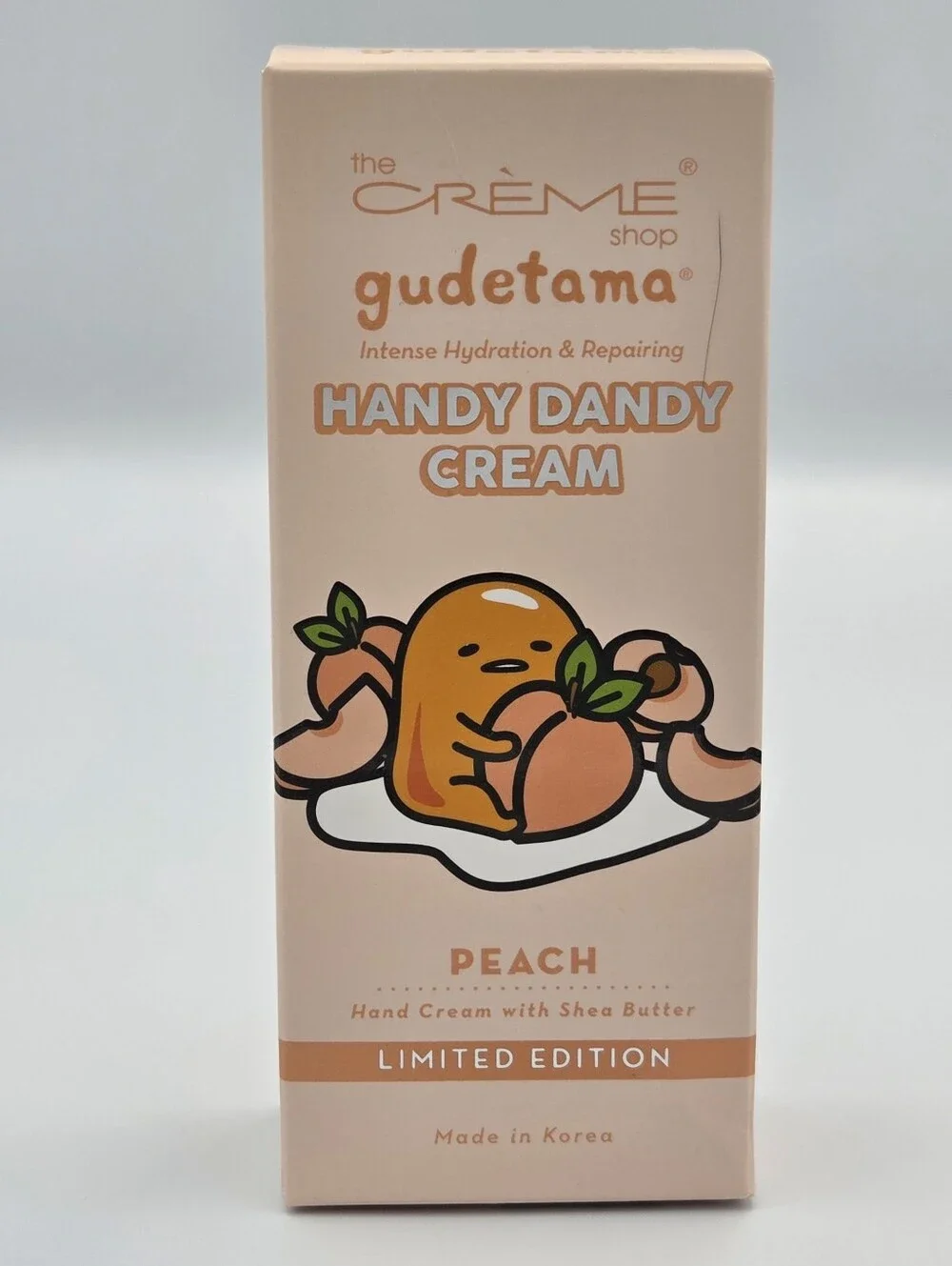 The Crème Shop Gudetama Peach Handy Dandy Cream - Peach